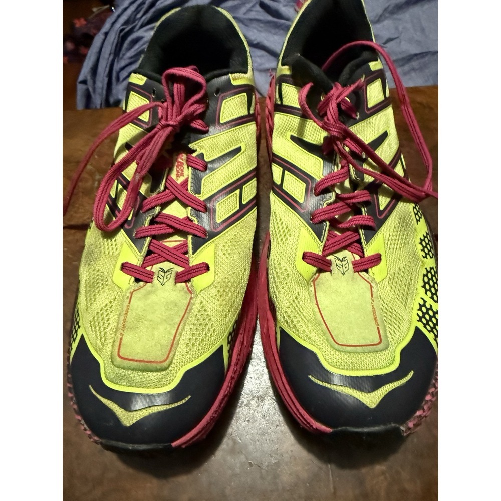 Hoka Trail Running Shoes Vibram Outsole Lightweight Cushioned woman size 11